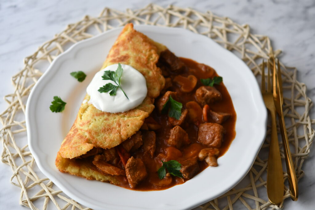 Hungarian Potato Pancake | Klysa