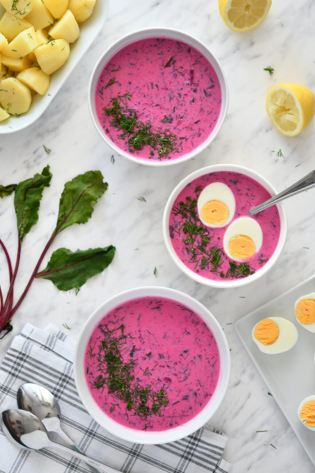 Polish Cold Beet Soup | Klysa